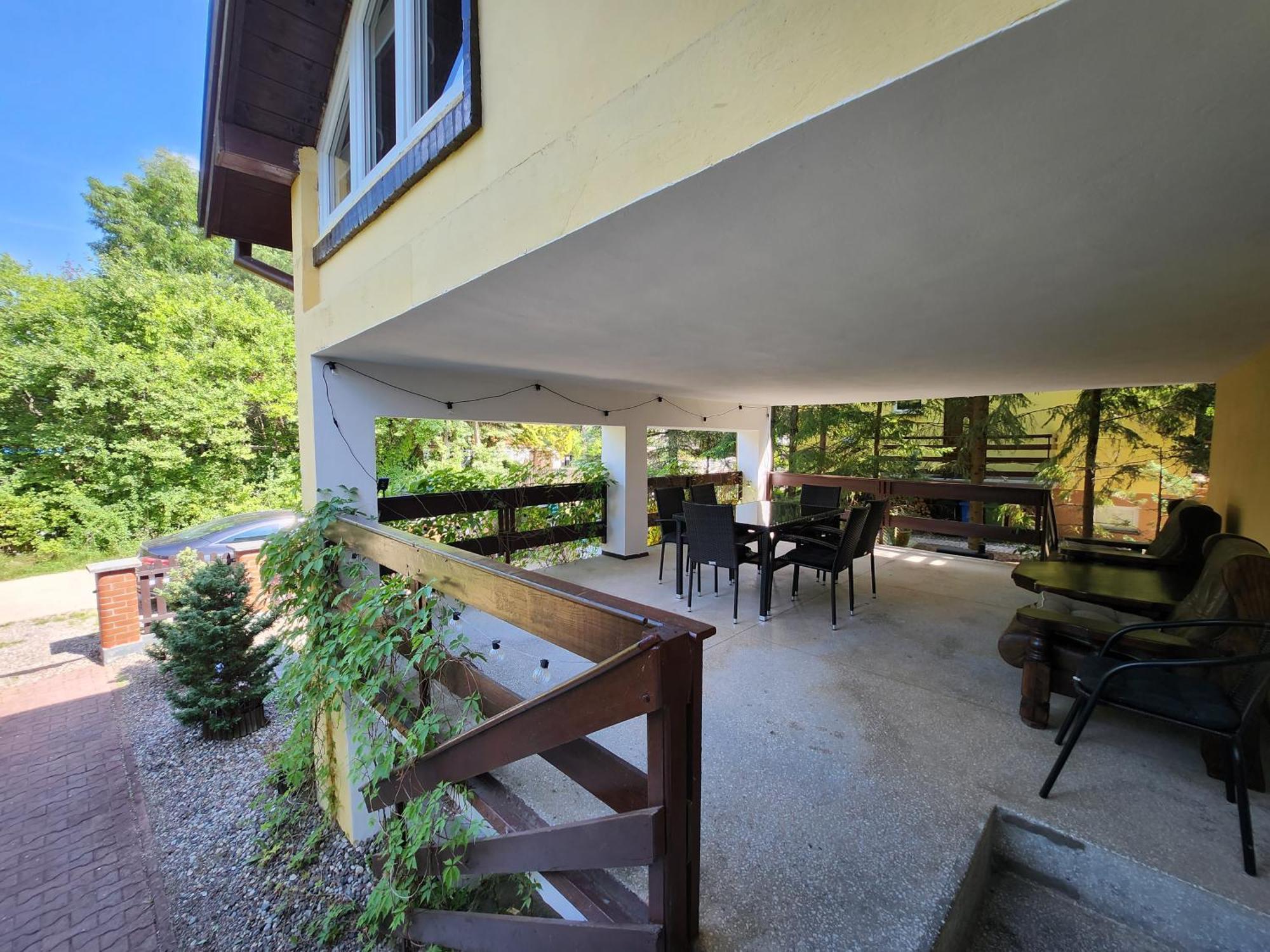 Duzy Dom Wilkasy Zalesie 100M Od Plazy Villa Ngoại thất bức ảnh
